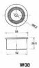 ASHIKA 45-0W-008 Tensioner, timing belt